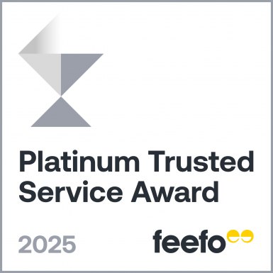 snuginteriors platinum award from feefo